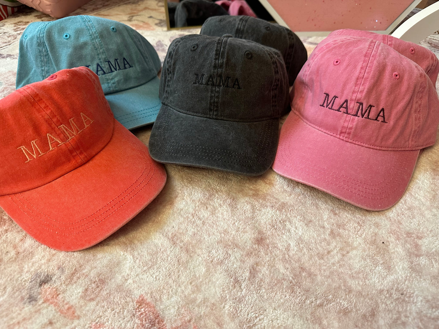 Embroidered Mama Hats