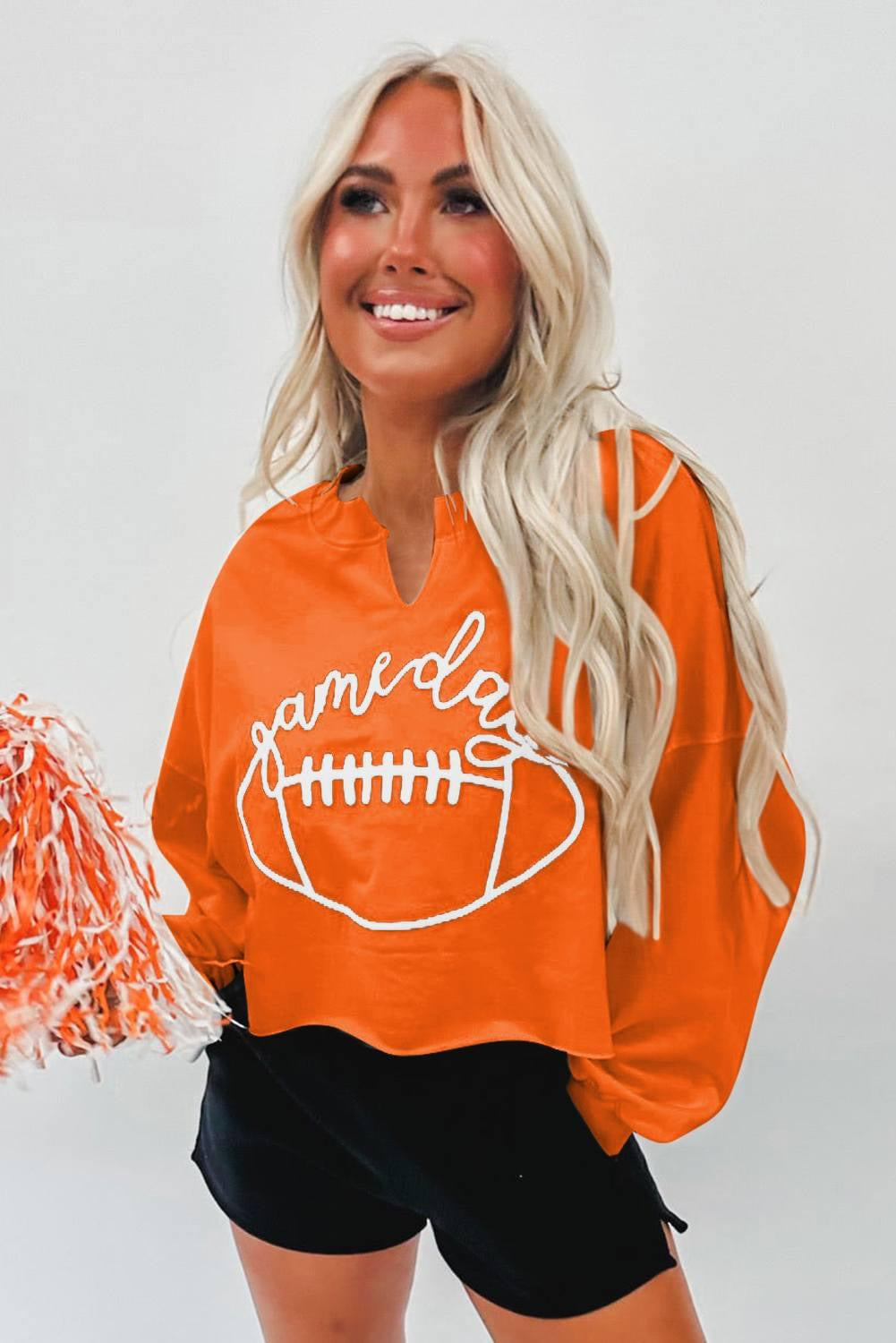Cropped Gameday Pullover— 2 Colors!