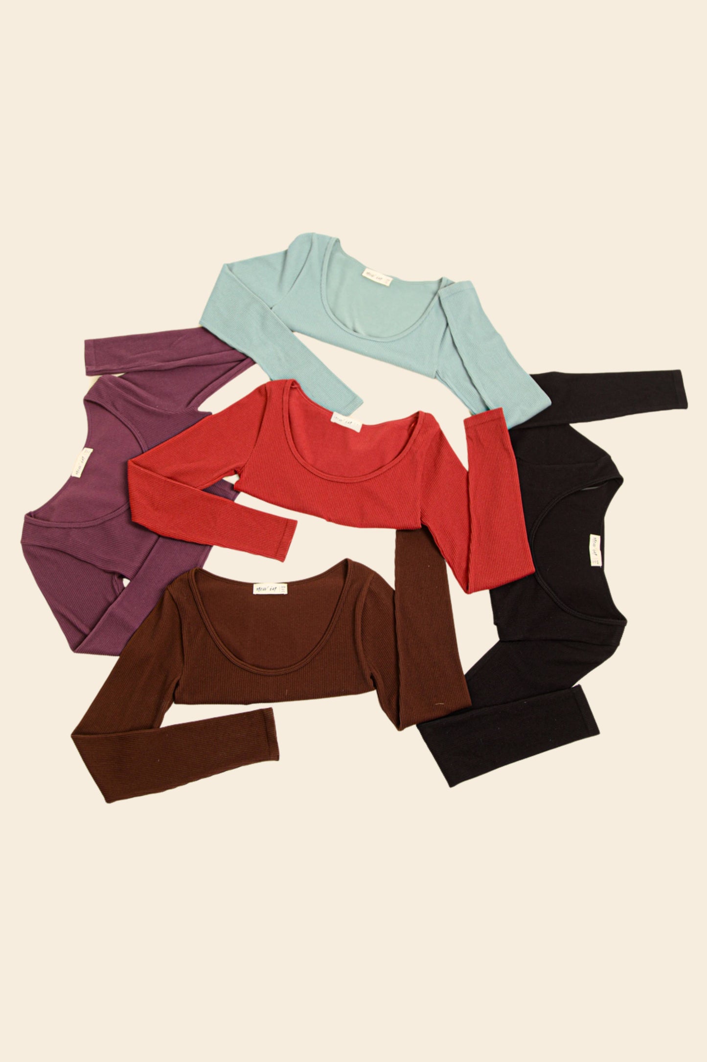 Easy Comfy Casual Fitted Crop Knit Top
