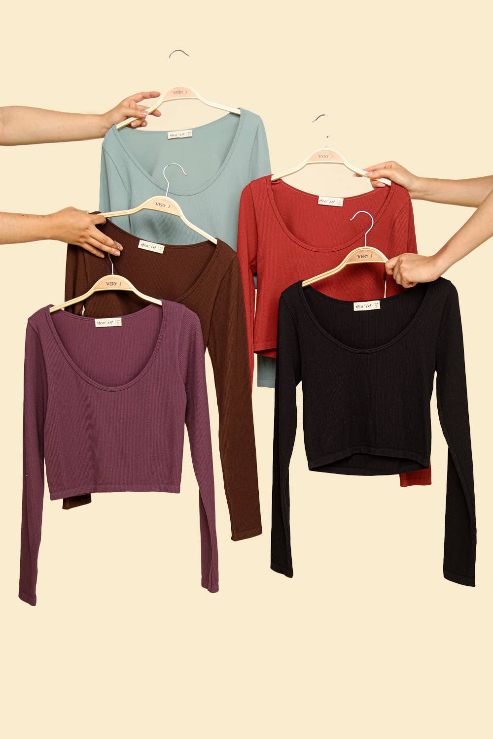 Easy Comfy Casual Fitted Crop Knit Top