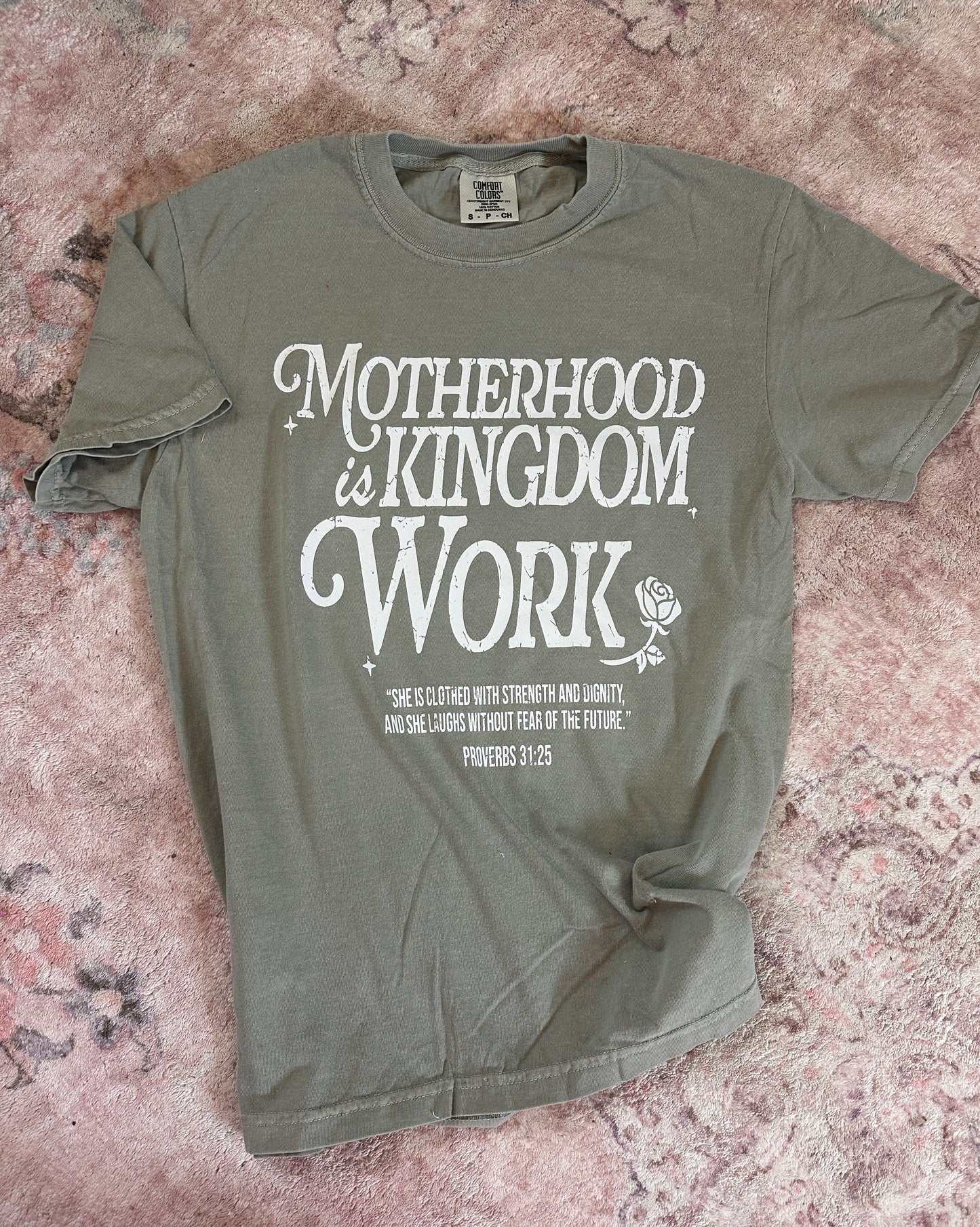 Motherhood is Kingdom Work Tee