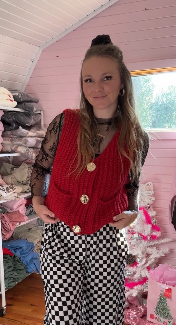 {IN STORE} Chunky Knit Sleeveless Sweater