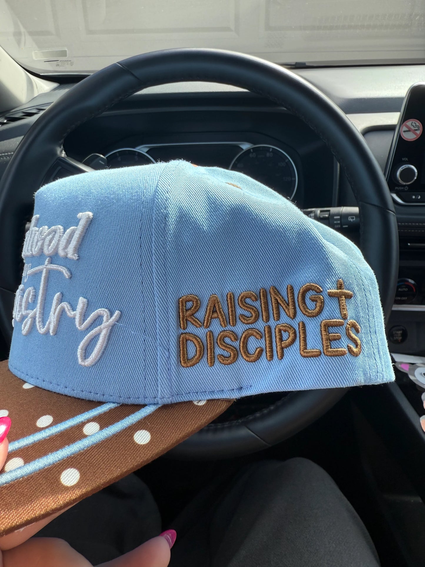 Motherhood is my Ministry Embroidered Hat