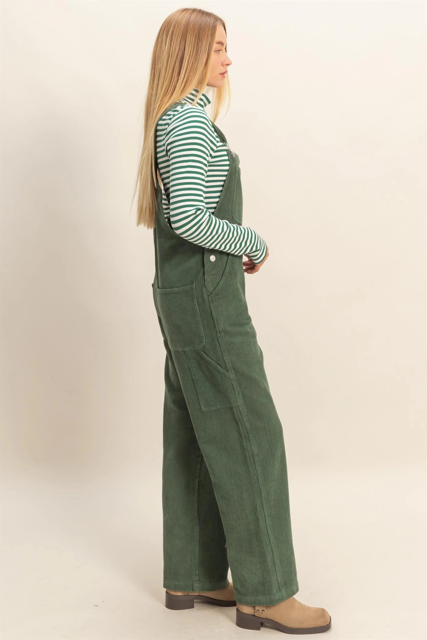 Mineral Washed Corduroy Overall