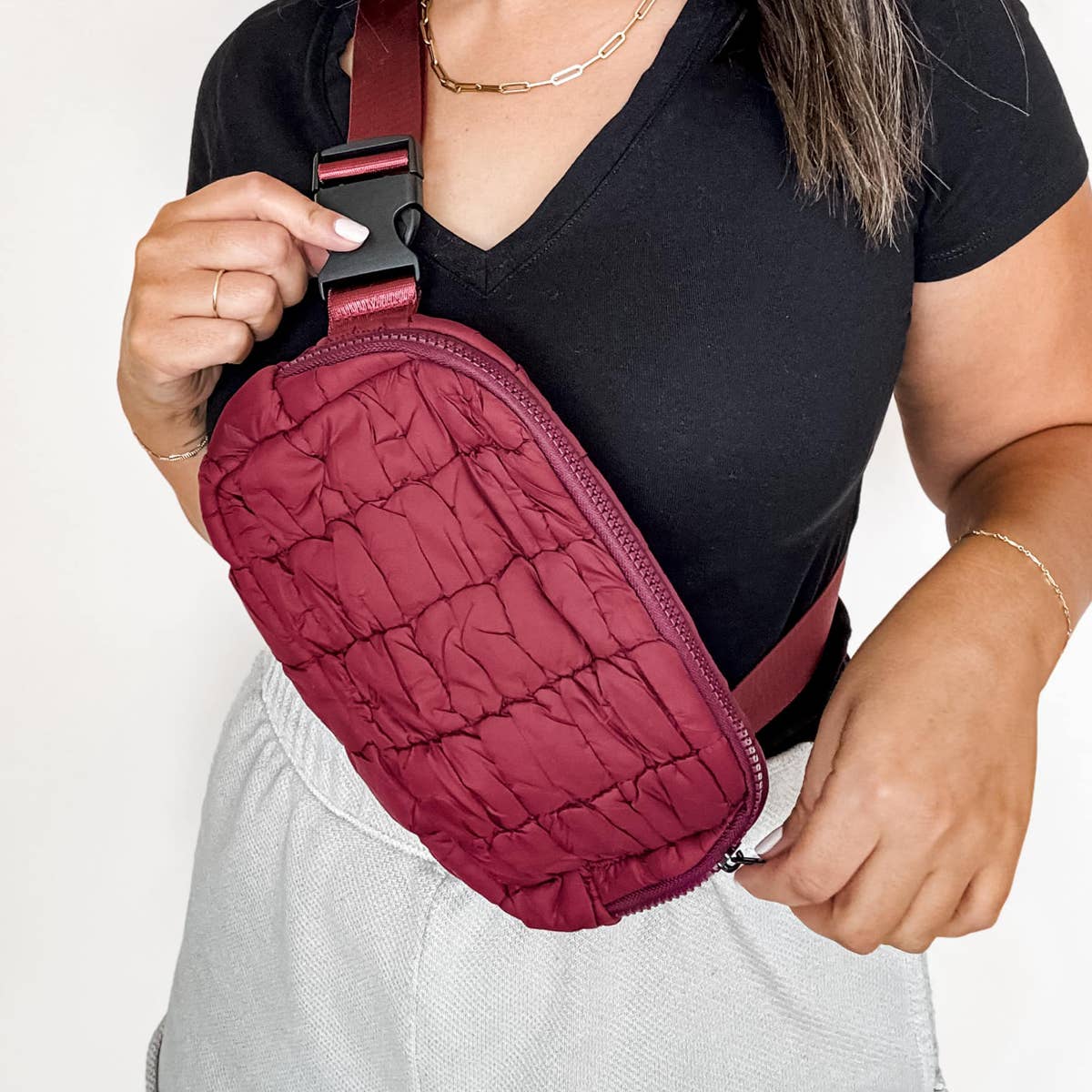 Puff Fanny Pack, Puff Waist Bag, Puff Crossbody, Belt Bag