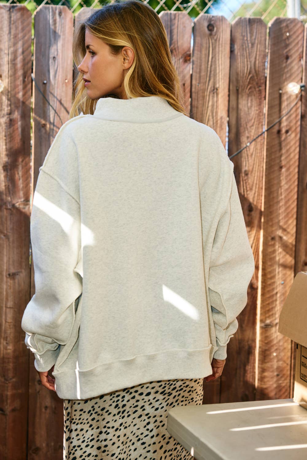 JESUS | 'JESUS & GOD IS GOOD' Reversible Sweatshirt Mockneck