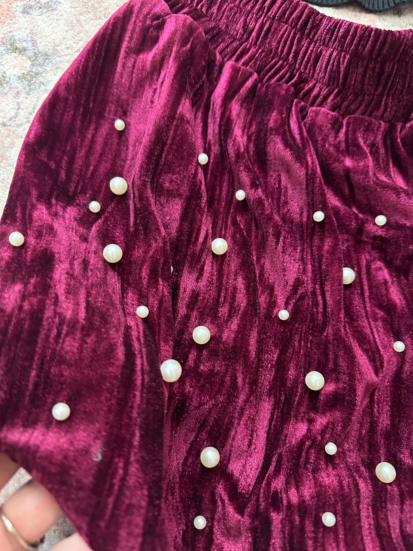 Velvet Pearl Skort