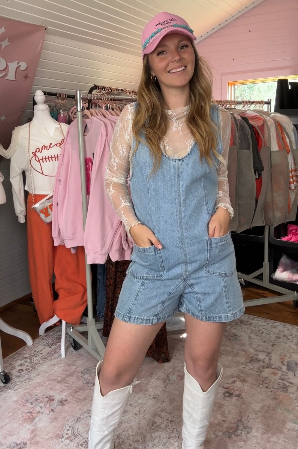 Denim Short-alls