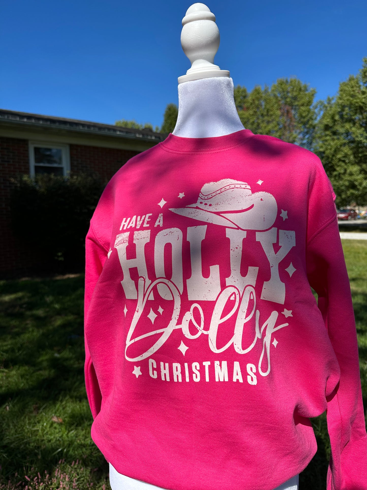 Holly Dolly Christmas Crewneck (3 colors)