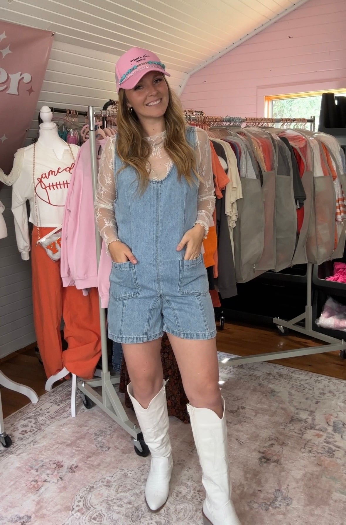 Denim Short-alls