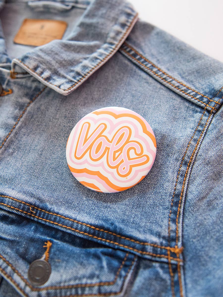 Fun and Trendy Tennessee Vols Button