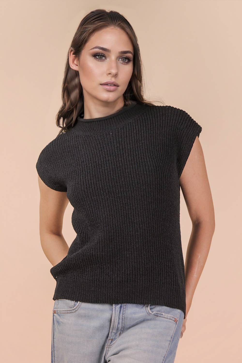 Oversized Soft Knit Sweater Vest Top (3 colors)