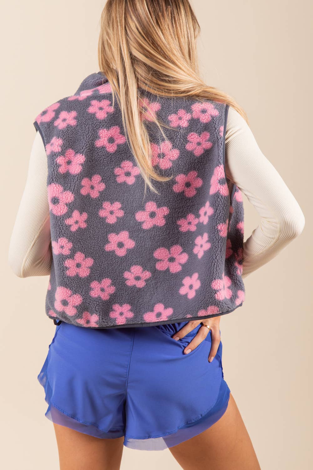 Printed Cute Fleece Vest