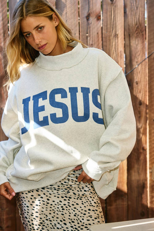 JESUS | 'JESUS & GOD IS GOOD' Reversible Sweatshirt