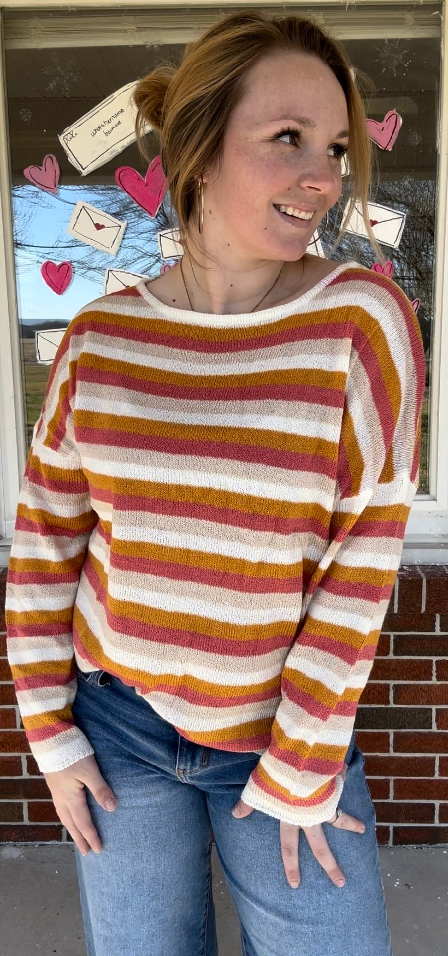 Sydney Striped Knit Top