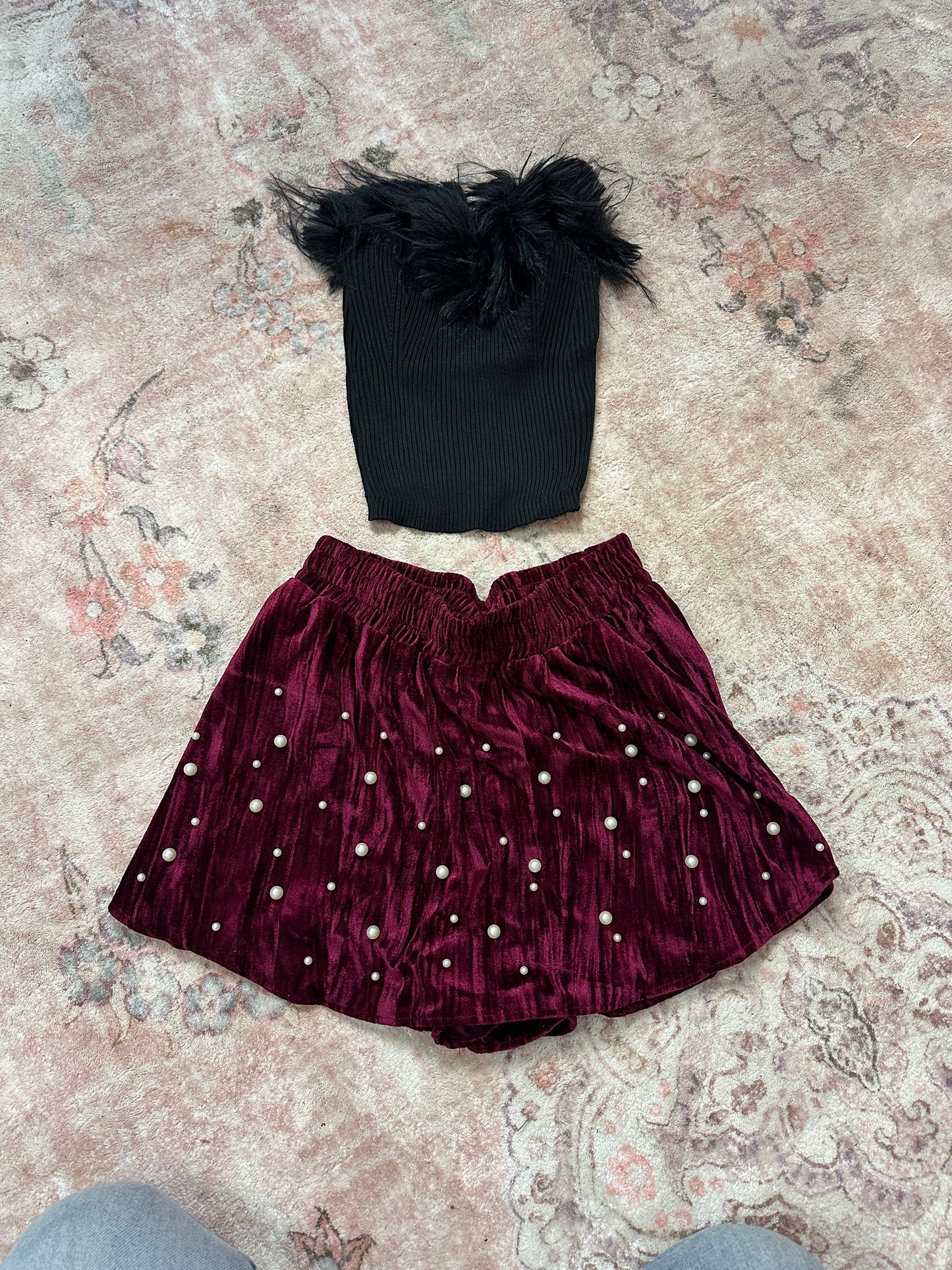 Velvet Pearl Skort