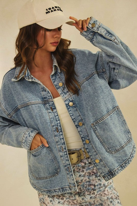 Vintage Oversized Denim Jacket