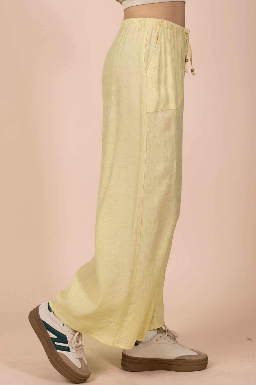 Wide Leg Woven Pants