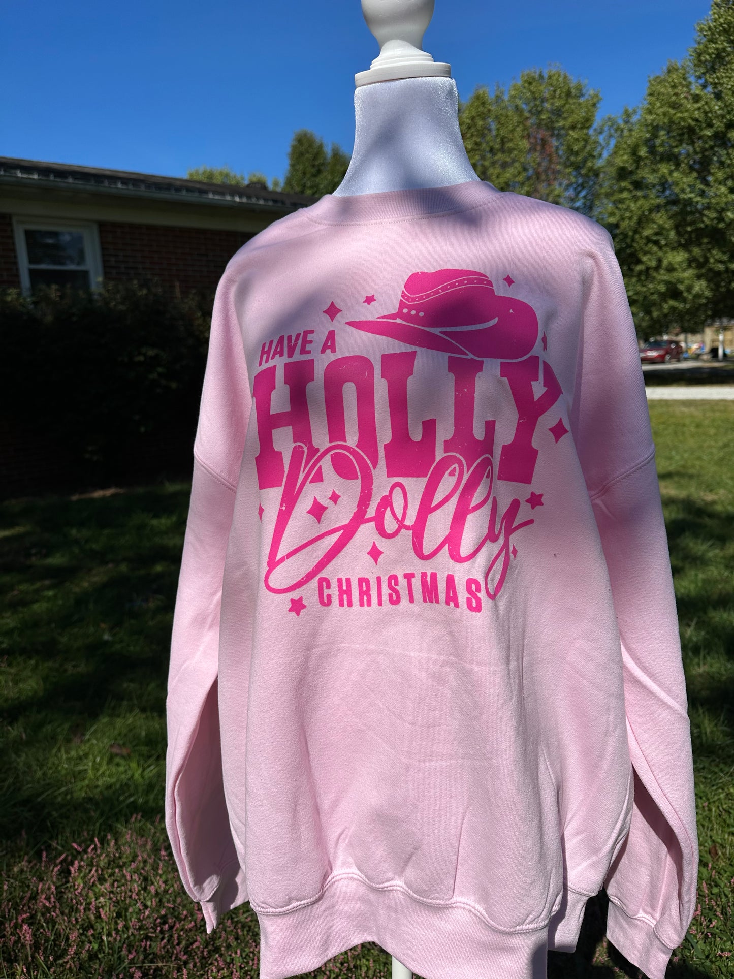 Holly Dolly Christmas Crewneck (3 colors)