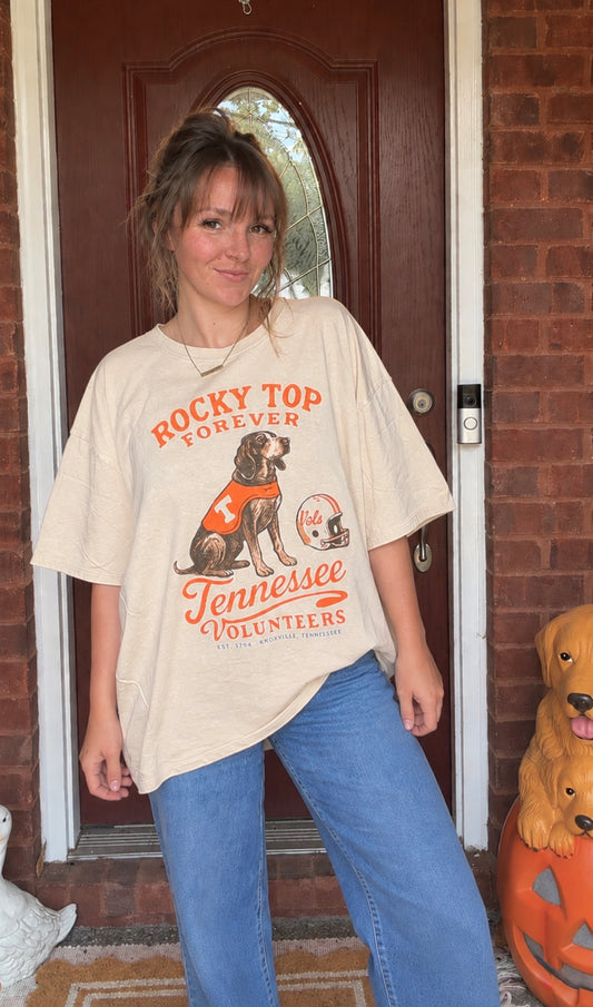 Exclusive TN Oversized Vintage Wash Boyfriend Tee