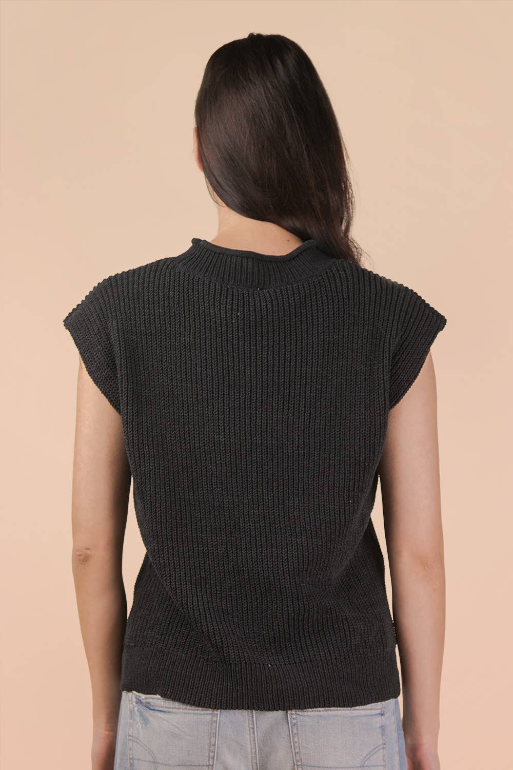 Oversized Soft Knit Sweater Vest Top (3 colors)