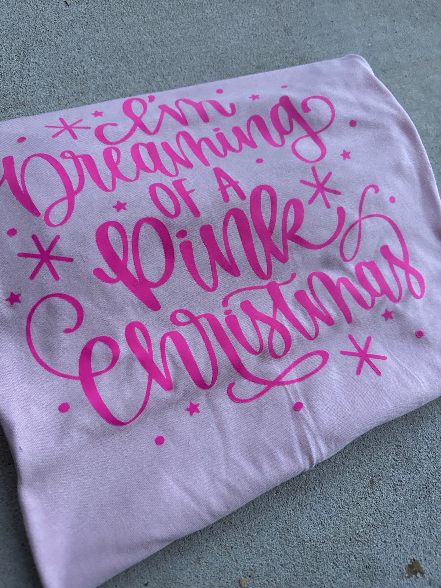 Dreaming of a Pink Christmas Tee