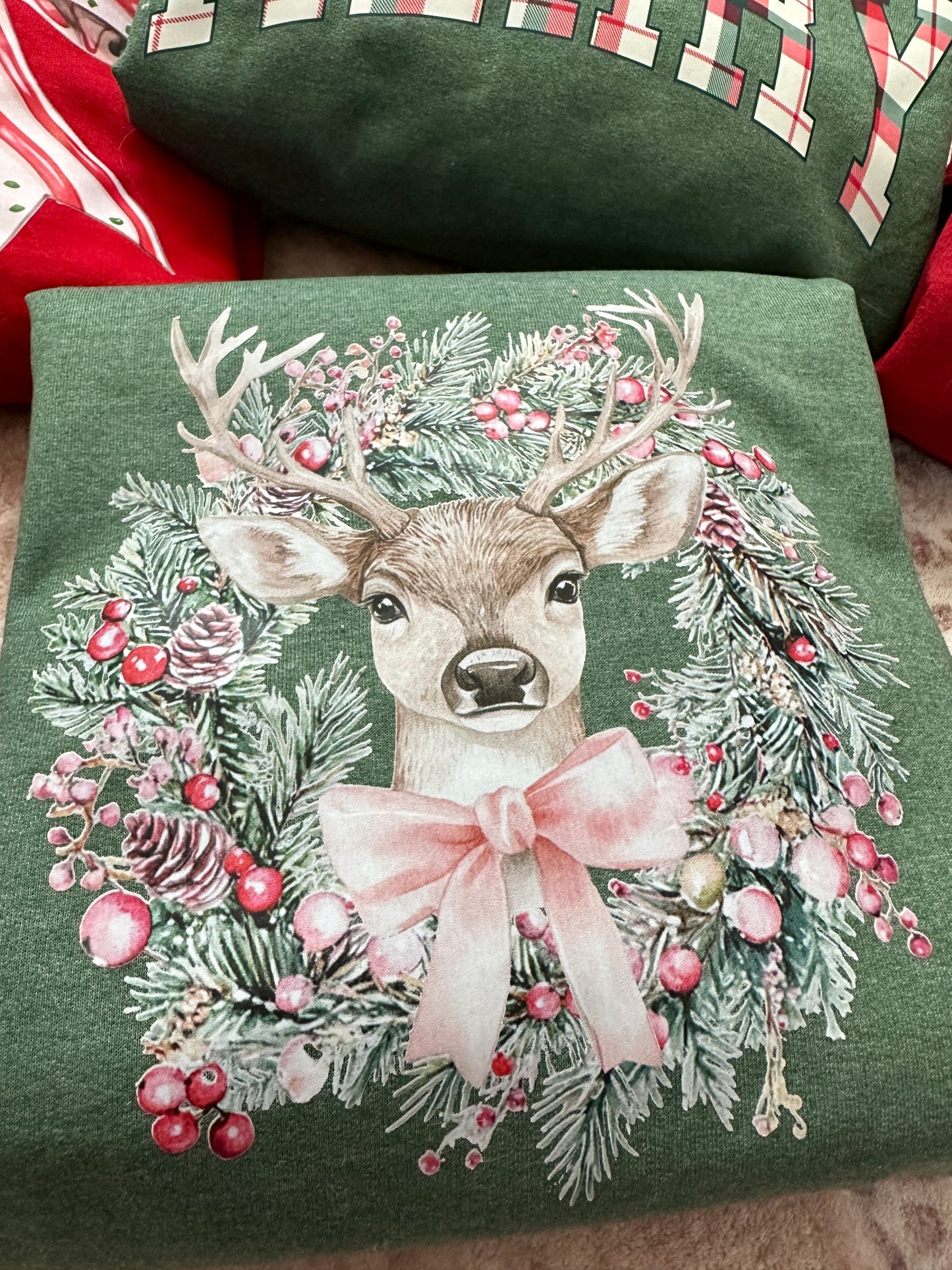 Christmas Deer Crewneck