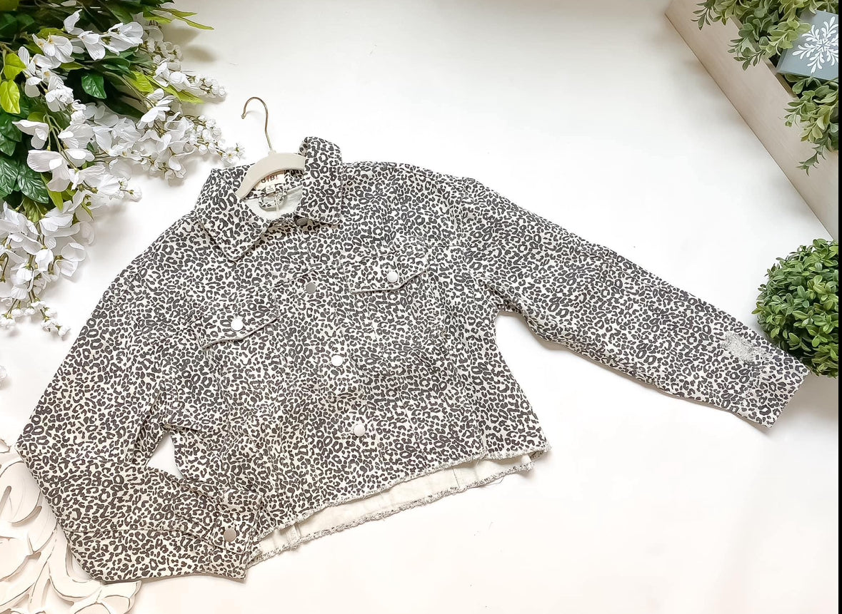 Leo Cropped Denim Jacket