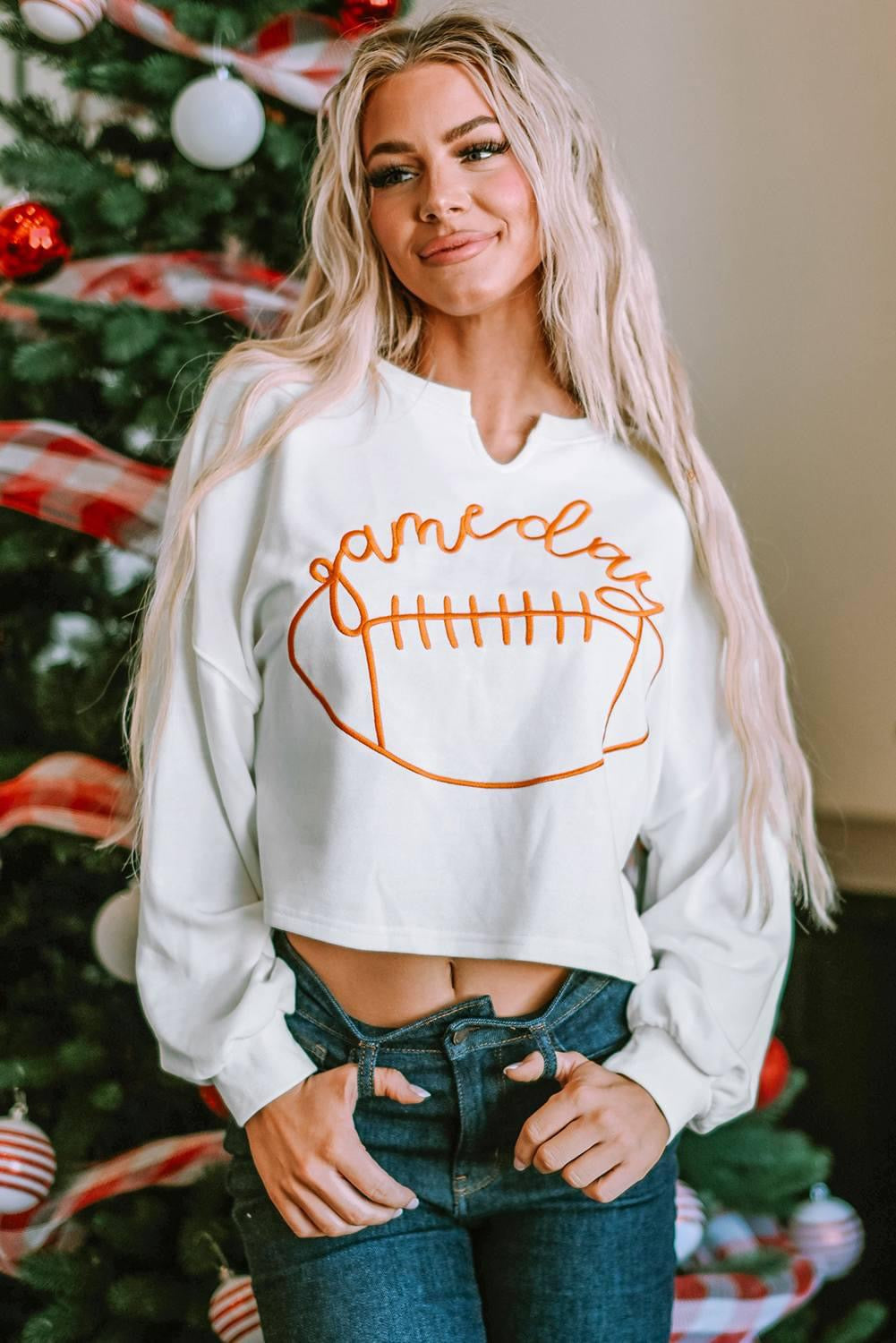 Cropped Gameday Pullover — 2 Colors!