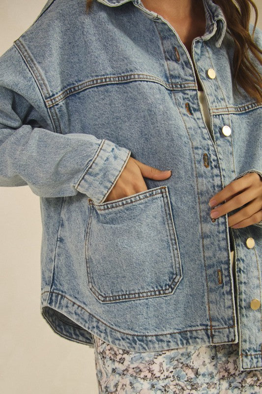 Vintage Oversized Denim Jacket