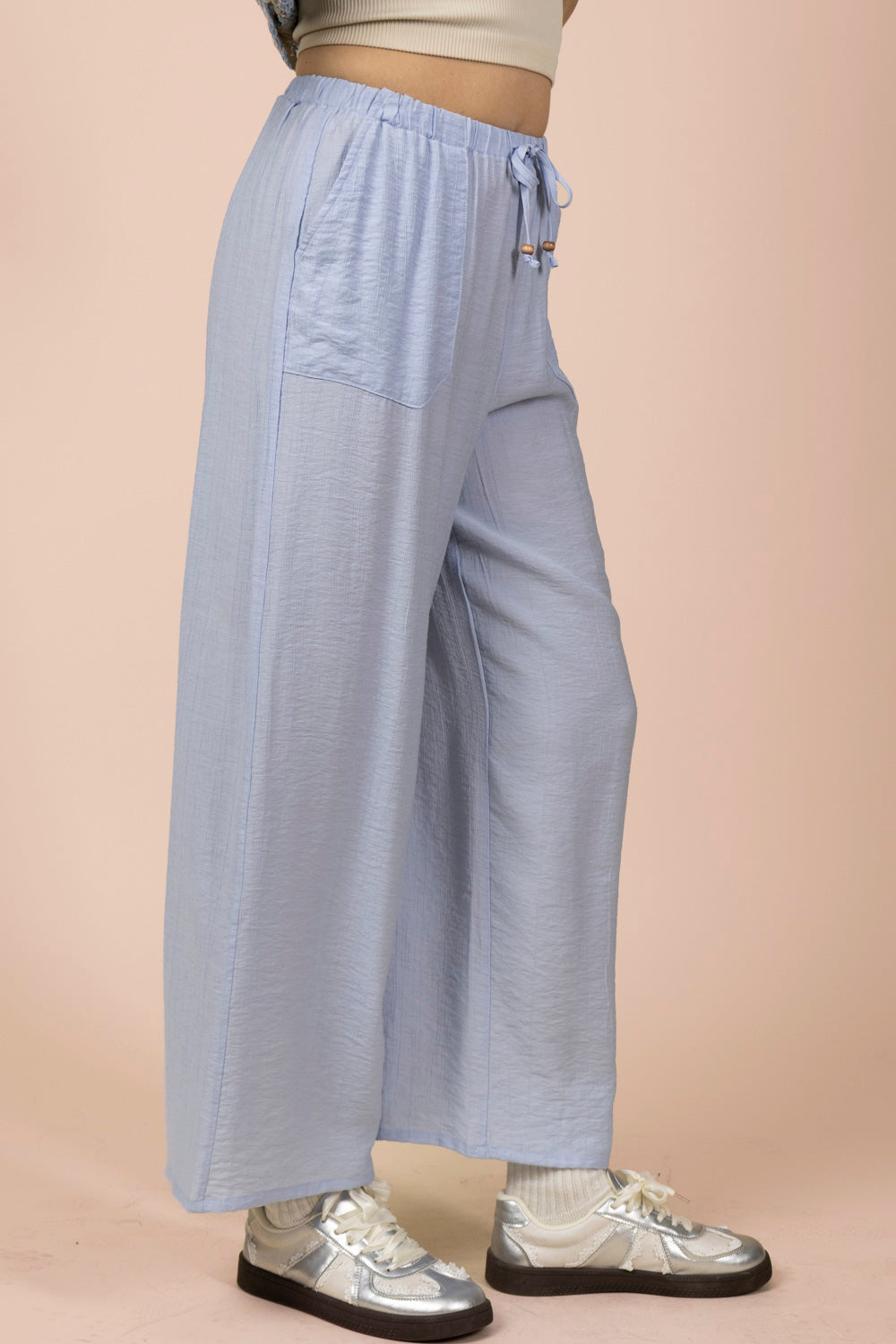 Wide Leg Woven Pants