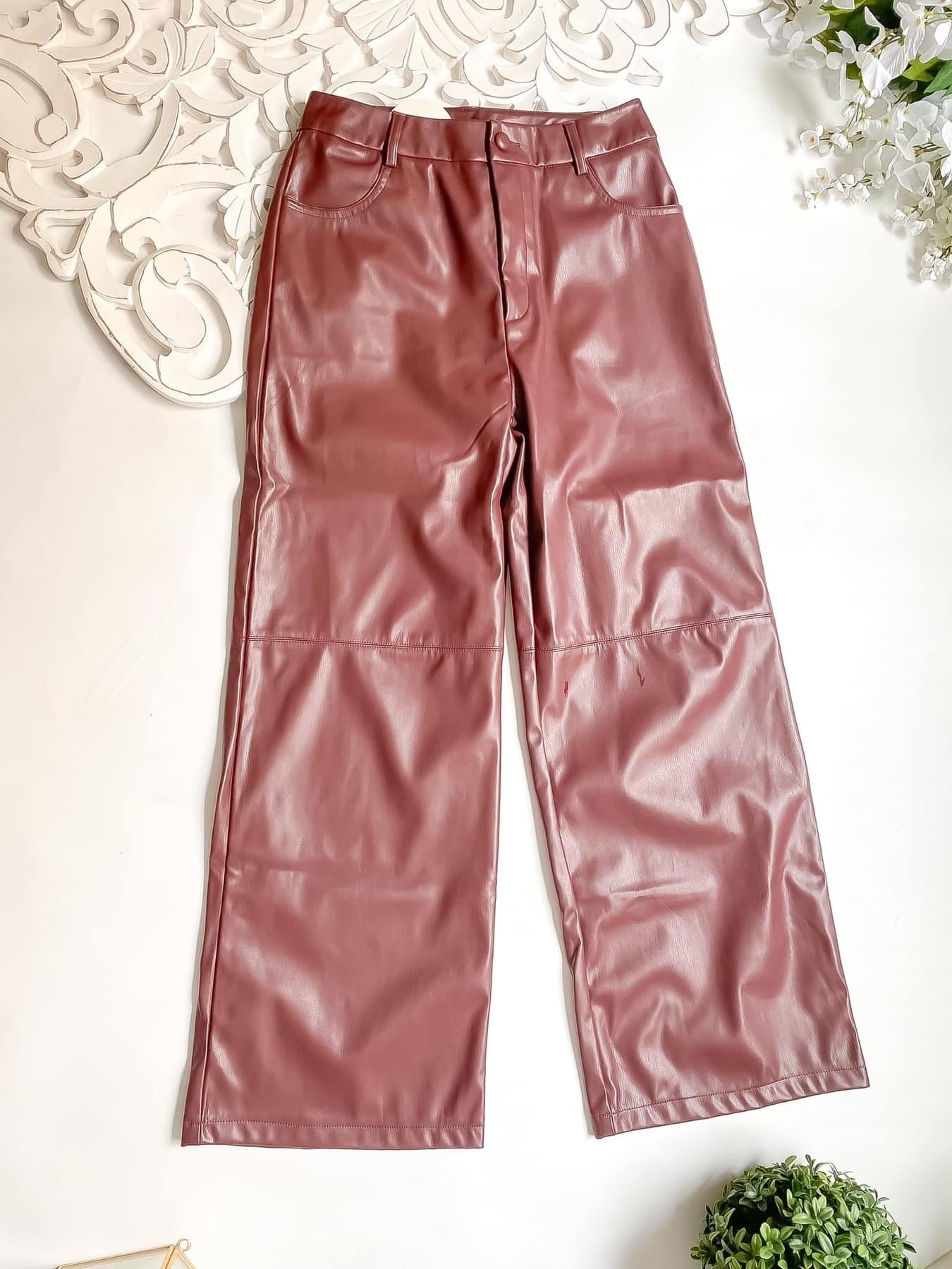 Ross Faux Leather Pants