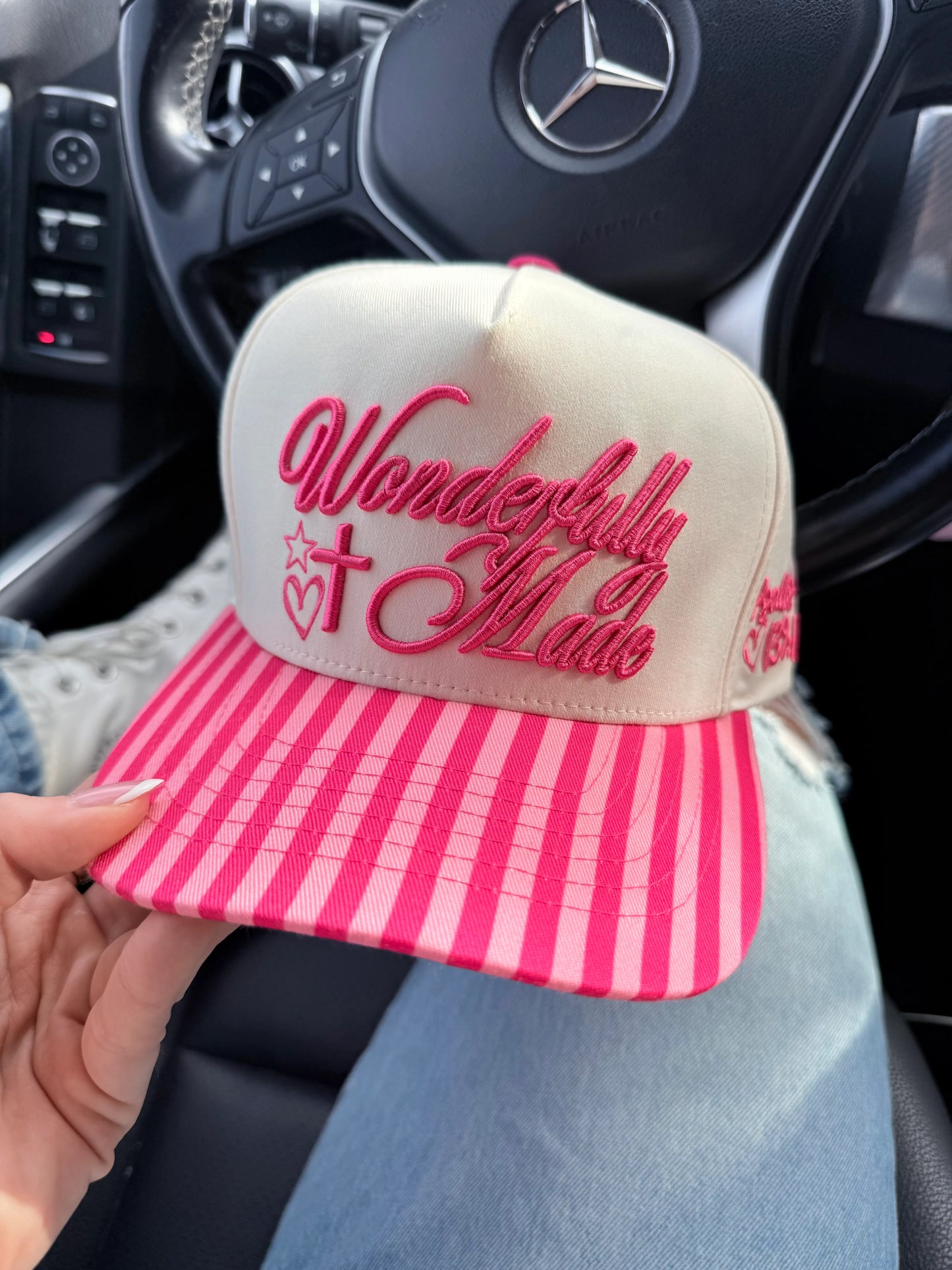 Wonderfully Made Embroidered Hat