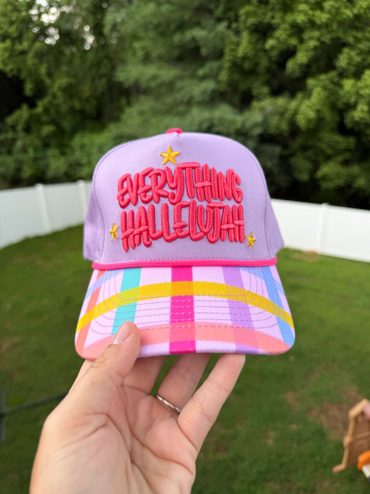 Everything Hallelujah Embroidered Hat