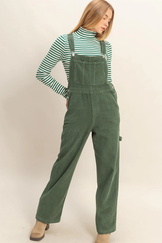 Mineral Washed Corduroy Overall