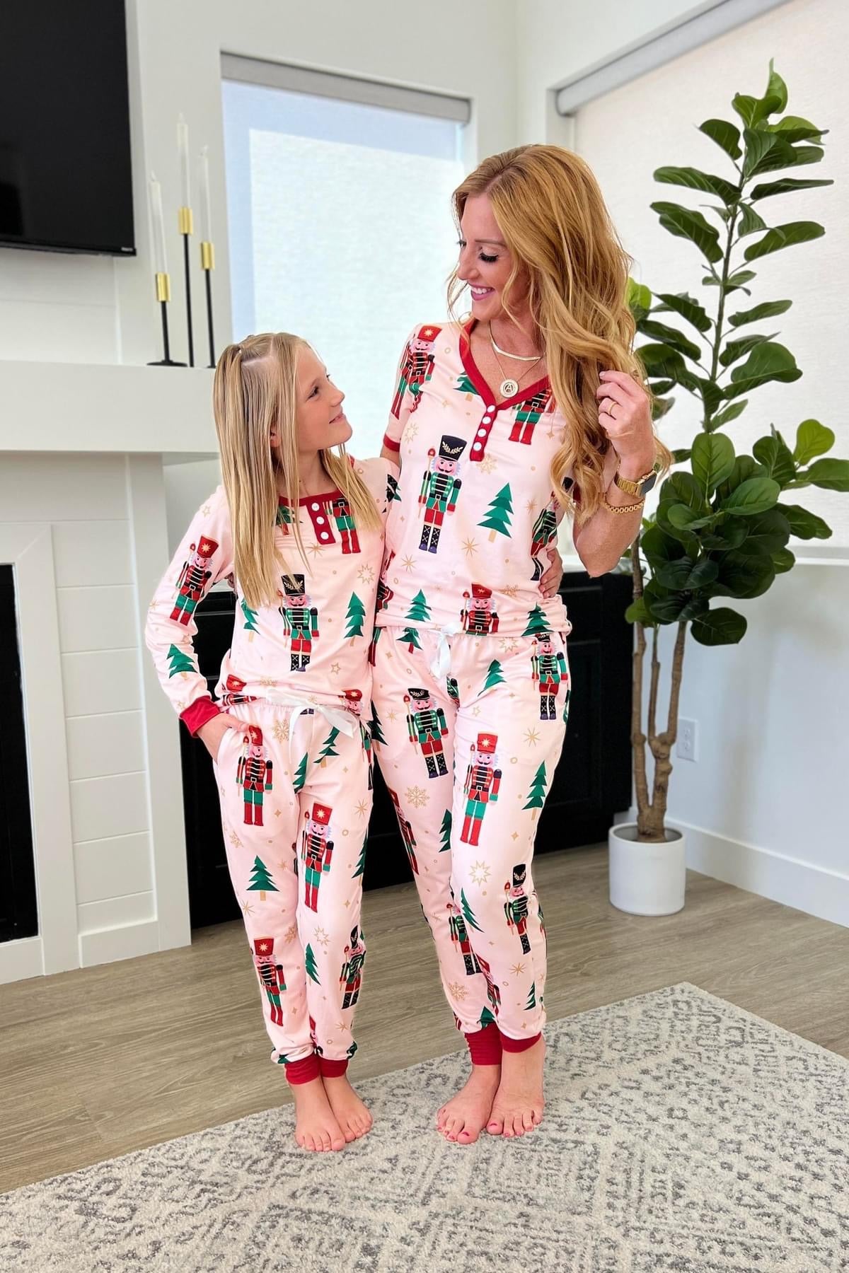 Pink Nutcracker Christmas Pajamas