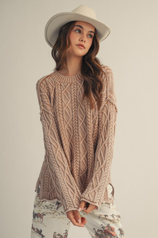 Luxury Heritage Inspired Braided Sweater