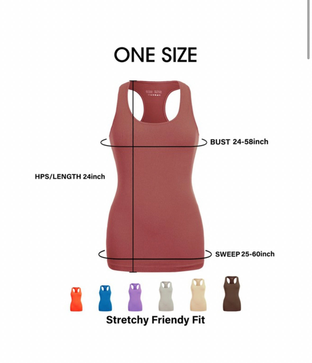 Seamless Ribbed Tank Top