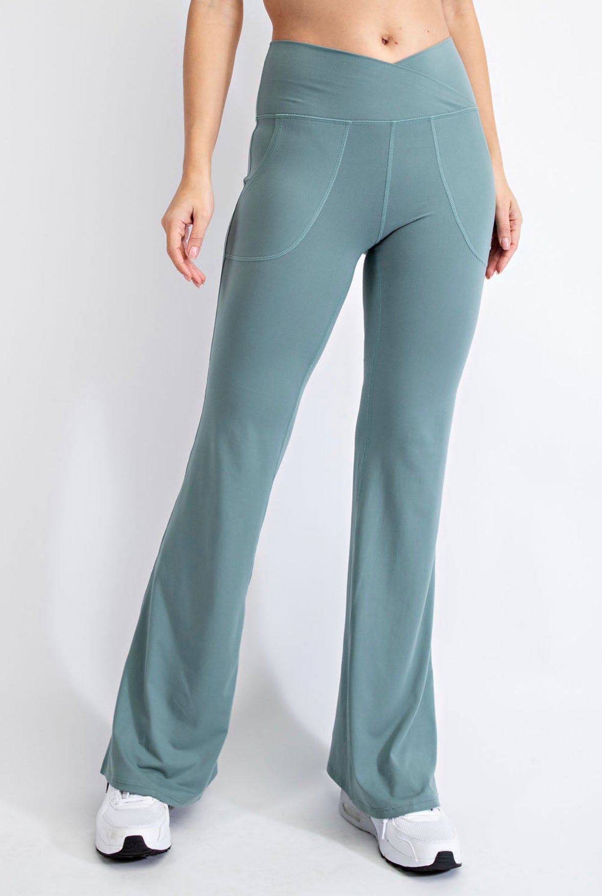 Butter Soft V Waist Yoga Flares