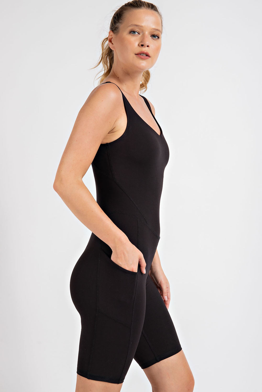 Athletic Romper with Pockets